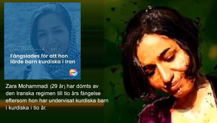 The Swedish christian Democratic Women’s Association called Zahra Mohammadi’s conviction illegitimate and demanded that her sentence be revoked immediately.
